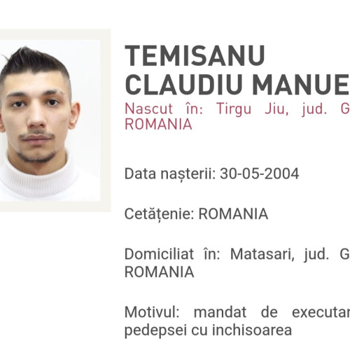 Tânăr din Mătăsari căutat de Poliție după ce a fost condamnat la închisoare