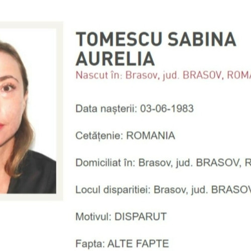 Femeie din Brașov dispărută de peste o săptămână