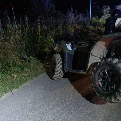 Doi tineri raniti intr-un accident de ATV langa Poplaca