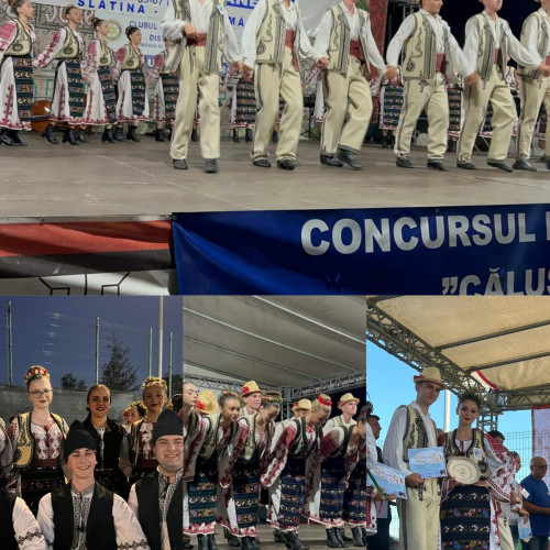 Ansamblul &quot;Juniorii Doinei Gorjului&quot; a obținut un premiu important la Festivalul &quot;Călușul Românesc&quot;