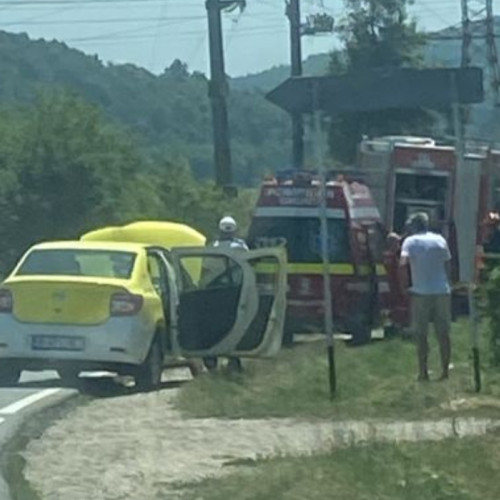 Acccident rutier pe DN 67 în localitatea Bunești