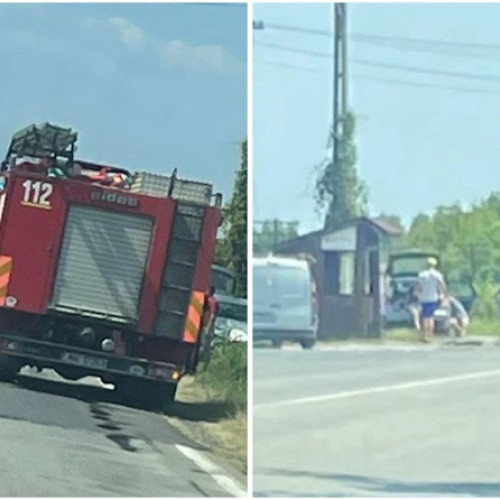 Doi șoferi răniți în urma unui accident pe DN 64 în comuna Ionești