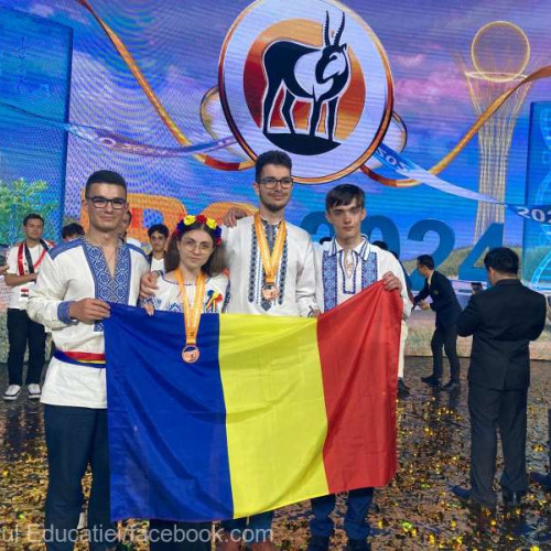 Performanță remarcabilă a elevilor români la Olimpiada Internațională de Biologie din Kazahstan