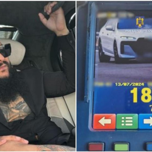 Dani Mocanu rămas fără permis după ce a fost prins conducând cu 189 km/h