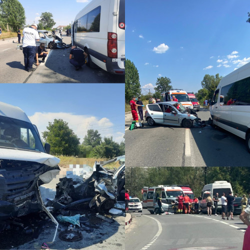 Accident rutier pe DN 66 Rovinari: Patru persoane au fost rănite