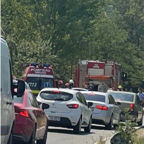 Accident rutier în comuna Pietrari, județul Vâlcea