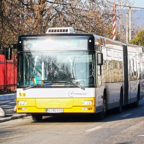 Modificări în traseul mijloacelor de transport din Târgu Jiu