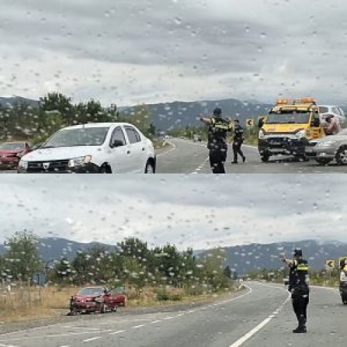 Accident rutier pe drumul Târgu Jiu - Bumbești Jiu