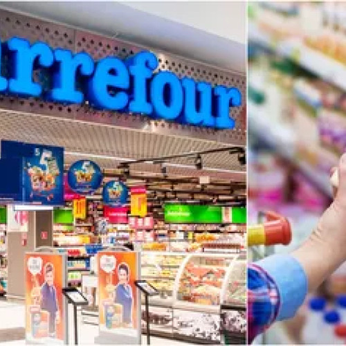 O femeie a găsit lapte alterat la noul Carrefour din City Parc Mall Constanța