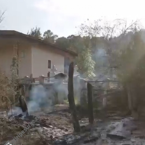 Pompierii din Gorj răspund acuzațiilor legate de incendiu în comuna Capreni