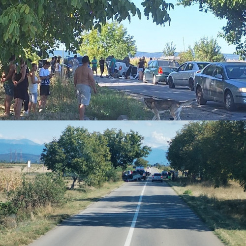 Accident rutier în zona Campu Mare: un automobil s-a răsturnat și o femeie a fost transportată la spital