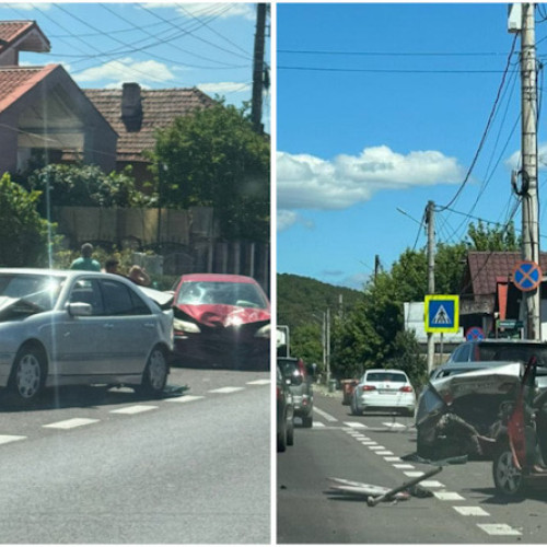 Trei autoturisme implicate într-un accident rutier pe DN 7, în comuna Bujoreni