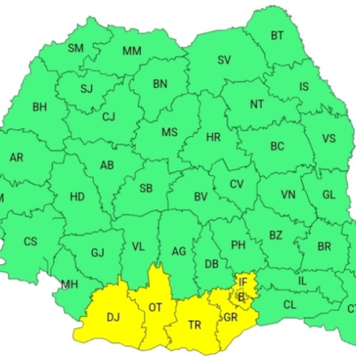 Atenționare meteorologică cod galben