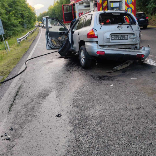 Trei persoane rănite în accident rutier pe DN 1, în județul Sibiu