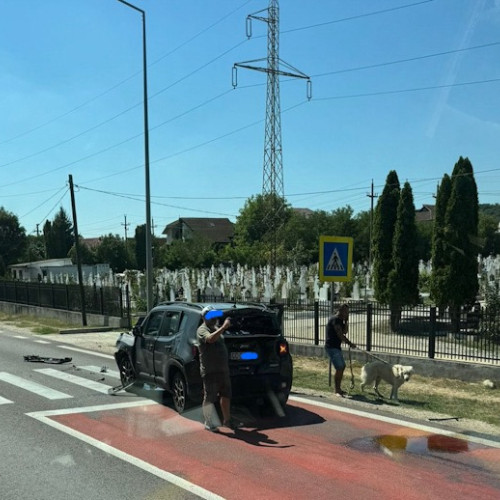 Trafic restricţionat pe DN7, la Râmnicu Vâlcea, din cauza unui accident