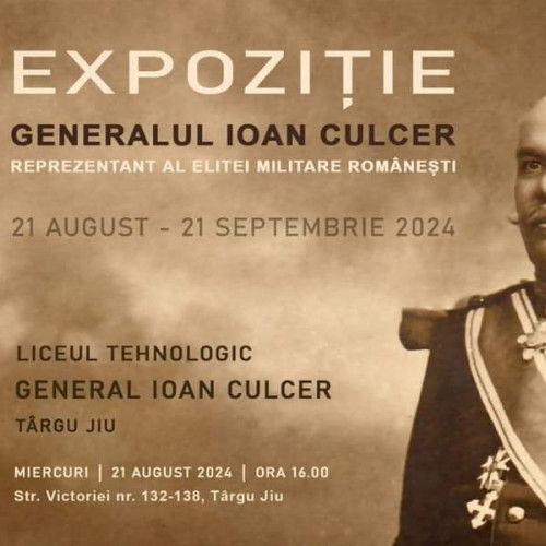 Liceul Tehnologic Nr. 2 Târgu-Jiu omagiază 171 de ani de la nașterea generalului Ioan Culcer