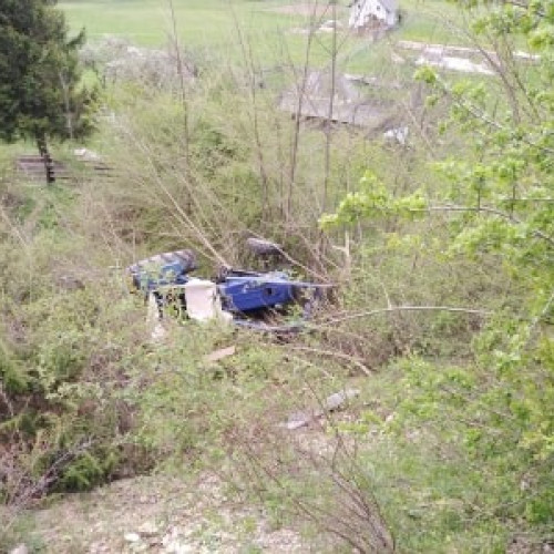 Accident tragic pe &quot;Vârful Arsitei&quot;: un bărbat găsit mort sub un tractor