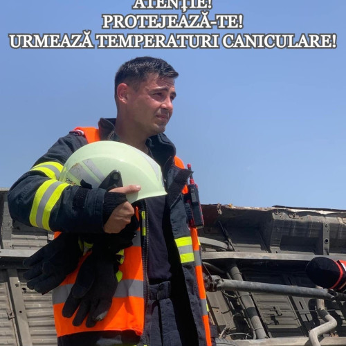 Cod portocaliu de caniculă în județul nostru