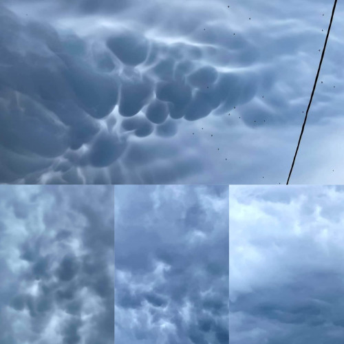 Un spectacol pe cer: nori de tip mammatus observati in judetul nostru