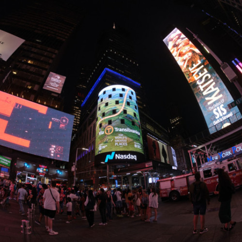 Via Transilvanica, promovat în Times Square din New York