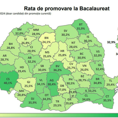 Rata de promovare a bacalaureatului în sesiunea de toamnă 2024, la un minim istoric