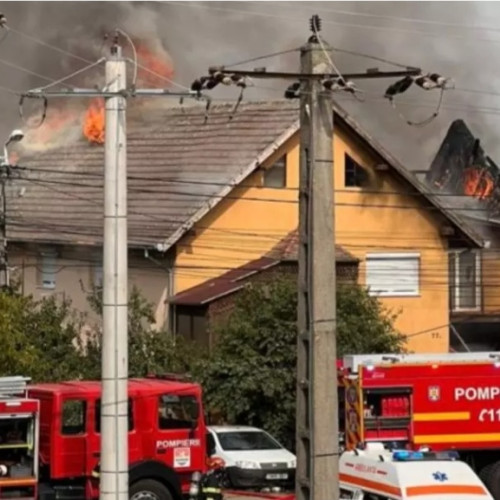 Incendiu devastator în Timișoara: O persoană la spital și o alta rănită