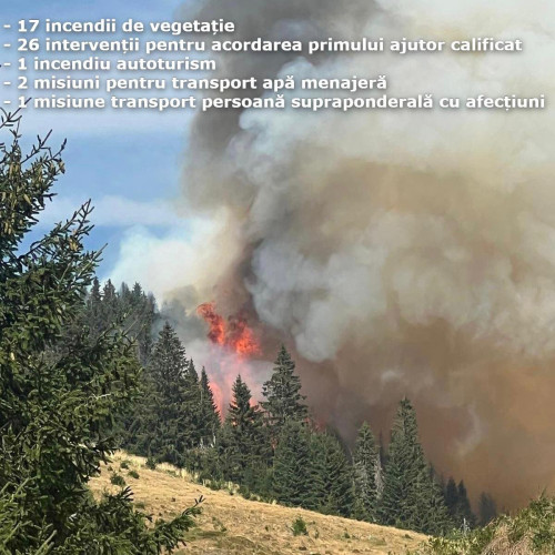 Intervenții de urgență în județul Gorj