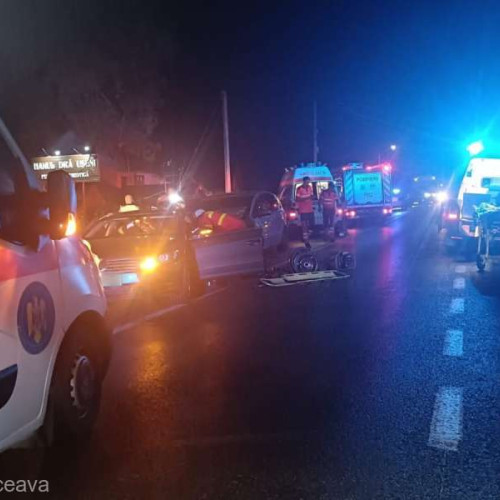 Accident rutier grav pe E85, în Draguseni