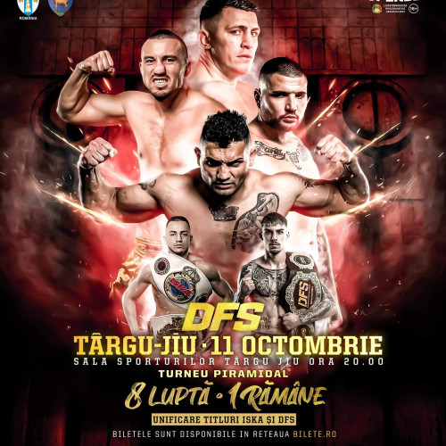 Gala de kickboxing Dynamite Fighting Show, premieră la Târgu Jiu pe 11 octombrie