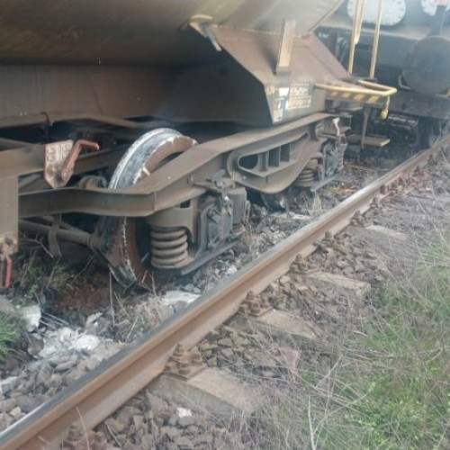 Deraierea unui tren de marfă la 50 de kilometri de București