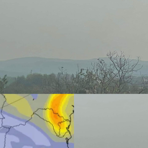 Masa de praf din Asia a ajuns în România