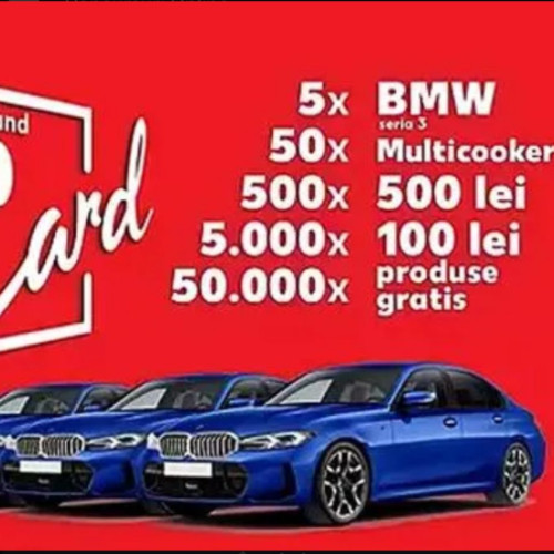 Premiile competiției includ mașini BMW, aparate Tefal și cupoane de reducere