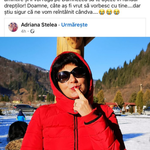 Emilia Dragotoiu Nanu, momente dificile după pierderea unei prietene