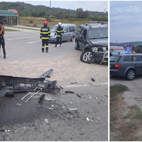 Trei persoane rănite într-un accident rutier pe DN 67, în localitatea Bunești