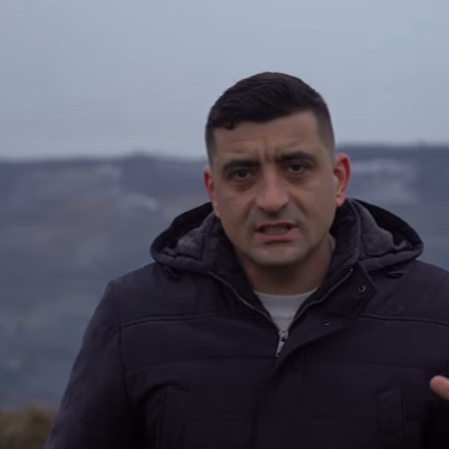 George Simion, candidat AUR la alegerile prezidențiale, vizitează Gorjul