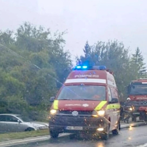 Accident rutier pe DN 67, la Bunești