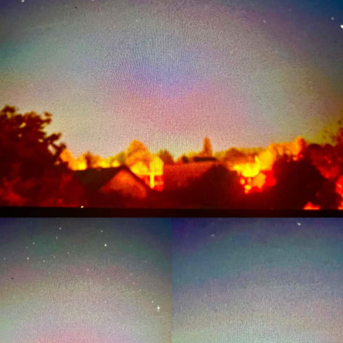 Aurora boreală a fost din nou vizibilă din România