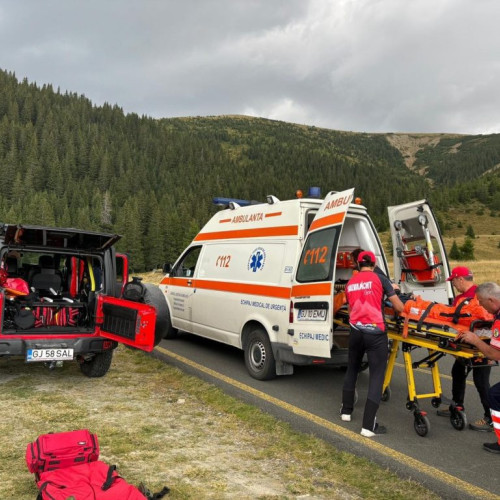 Accident rutier pe Transalpina între două autoturisme