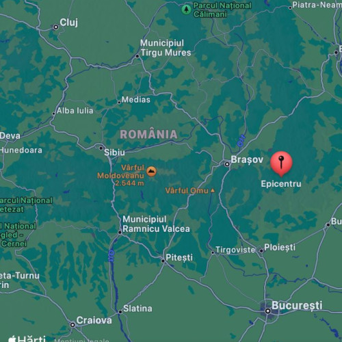 Cutremur semnificativ în zona seismică Vrancea