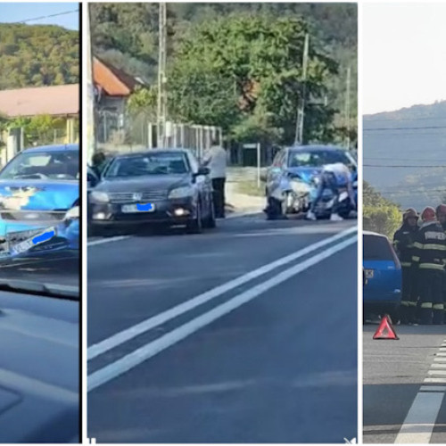 Accident pe DN 7, în Bujoreni, județul Vâlcea