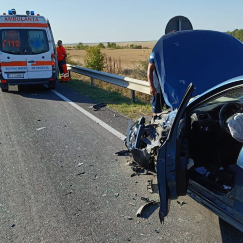 Accident grav pe DN 6, provocat de un medic din Caracal