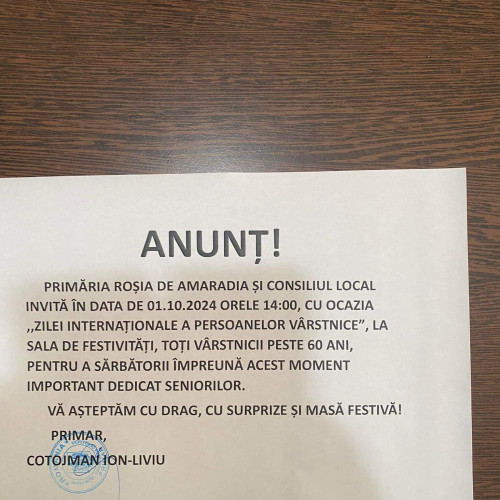 Distracție și voie bună de Ziua Vârstnicilor la Roșia de Amaradia