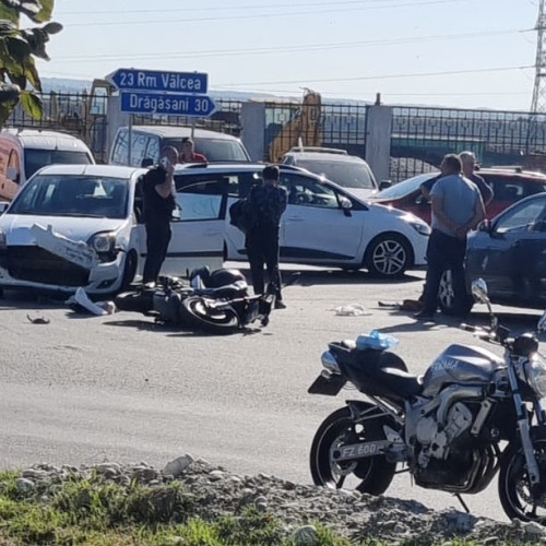 Accident rutier pe DN 64, la intersecția cu Sirineasa