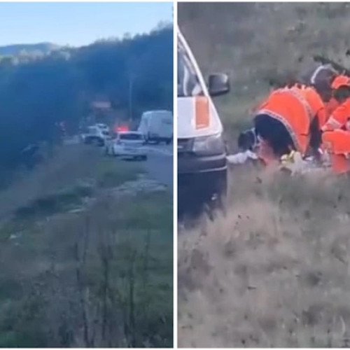 Tragedie și pe DN 65: a murit după ce a făcut infarct la volan și s-a răsturnat cu mașina