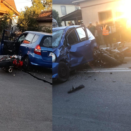 Patronul magazinului Ionfomanu, vinovat de producerea accidentului grav de pe strada Victoriei din Târgu Jiu! FOTO