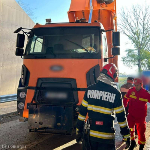 Accident pe strada Rachitei în Giurgiu