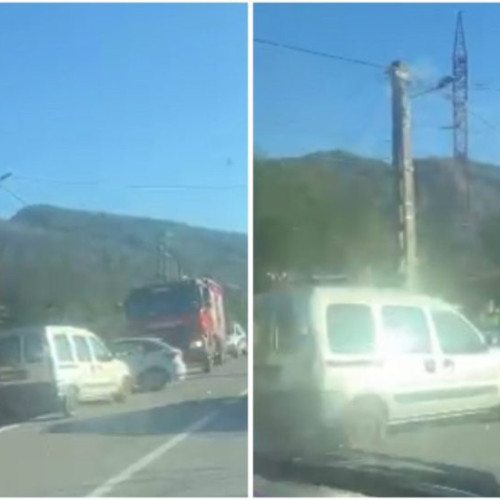 Accident rutier pe DN 67 în comuna Barbatesti