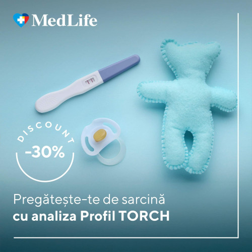 Reducere de 30% la testul TORCH în centrele MedLife