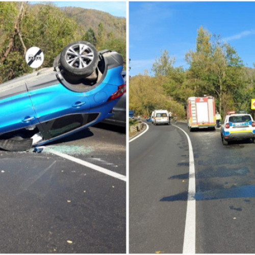 Accident rutier pe DN 7, în zona Proieni