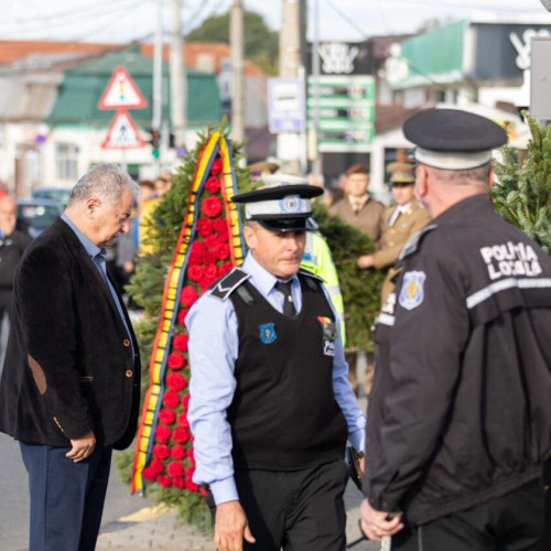 Autoritățile locale și județene, prezente la comemorarea luptelor de la Podul Jiului